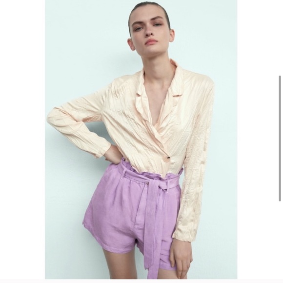 Belted Baggy Shorts Size XS NWT - Picture 3 of 7